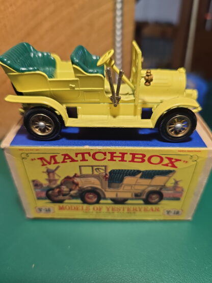 Yellow and Green Matchbox Car - Image 3