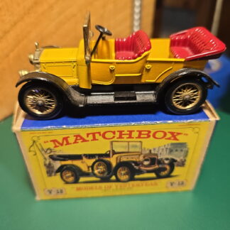 Yellow and Red Matchbox Car