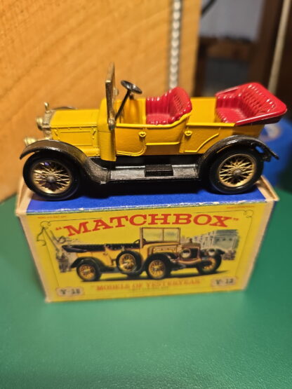 Yellow and Red Matchbox Car