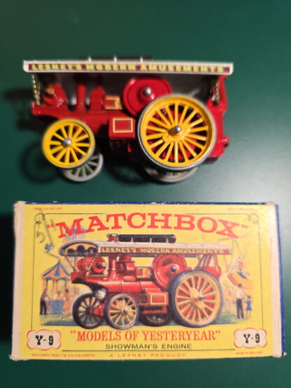 Red and Yellow Matchbox Car.