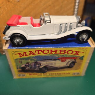 Cream Matchbox Car