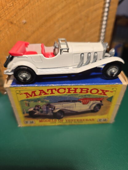 Cream Matchbox Car
